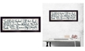 Trendy Decor 4U The Lord is My Shepherd by Annie LaPoint, Ready to hang Framed Print, Black Frame, 20" x 8"